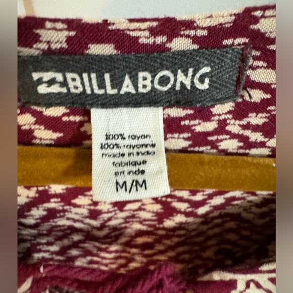 Billabong Red Eternal Winter Printed Woven Dress - Picture 4 of 8